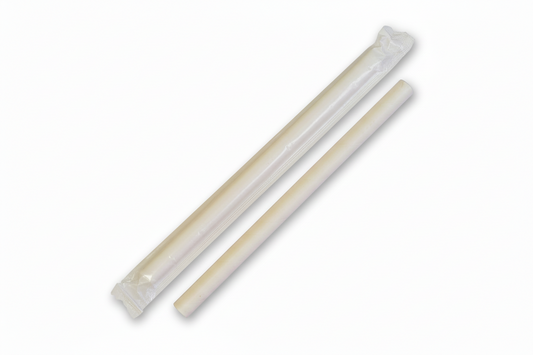 Disposable Eco Paper Straw 12mm thick