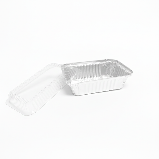 Aluminum container with dome lid - ECOSE2