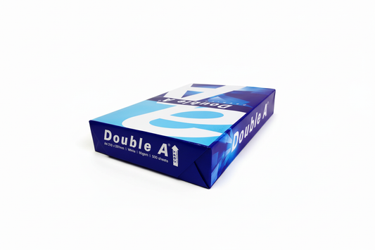 Double A paper box with ECOSE white background