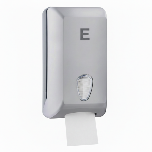 ECOSE dispenser with single flat napkin sheet