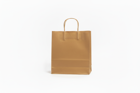 Kraft paper bag clean without labels