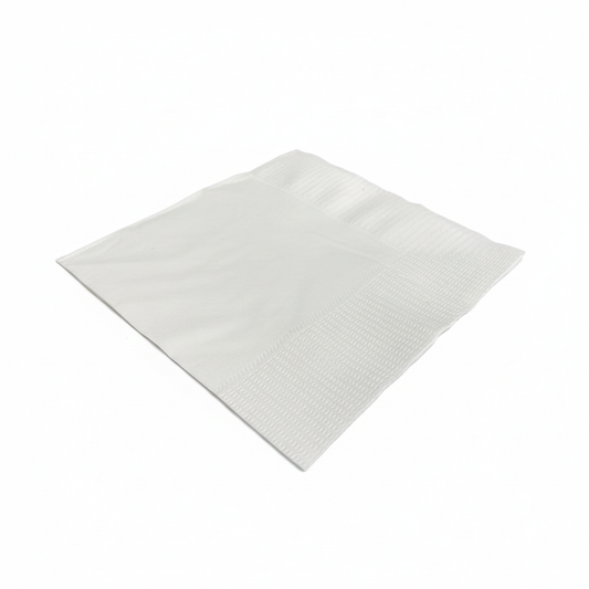 Napkin with pure white background - no gray