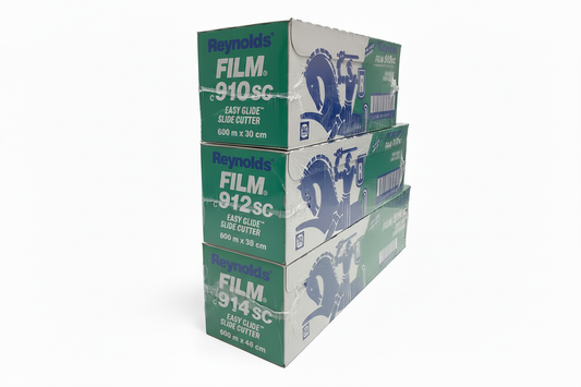 Reynolds film cutter boxes - angled view
