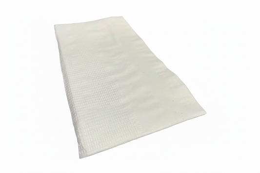 Single napkin with pure white background