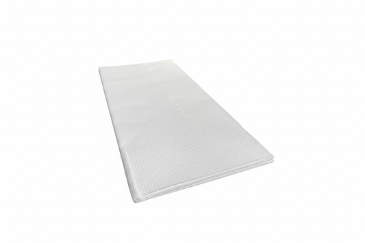 Single napkin with pure white background