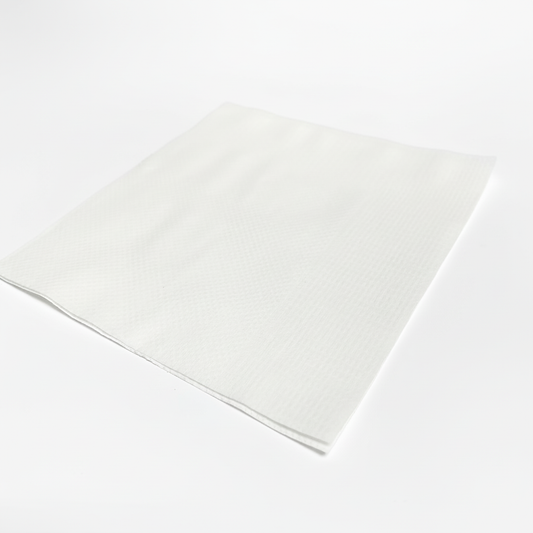 Single napkin with ultra-white background