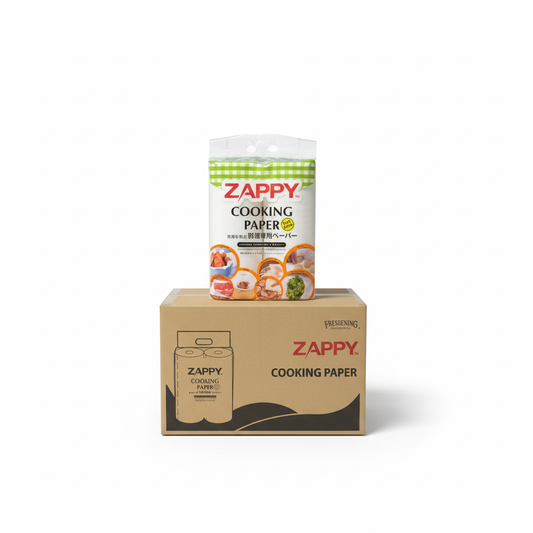 ZAPPY Cooking Paper package and box