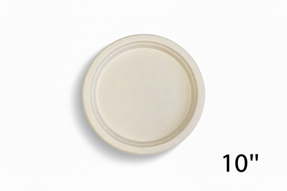 10" plate with label