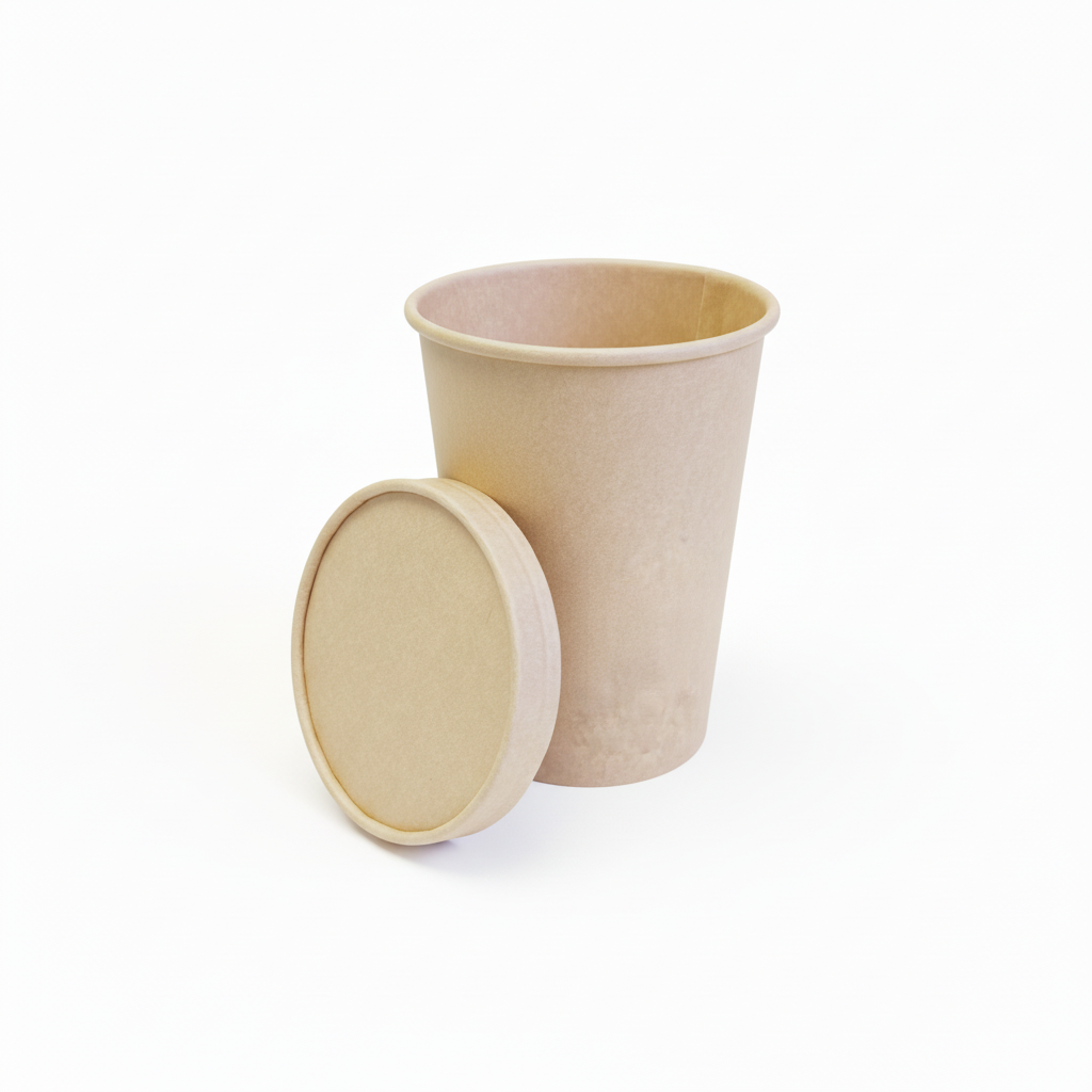 20 oz container with lid beside