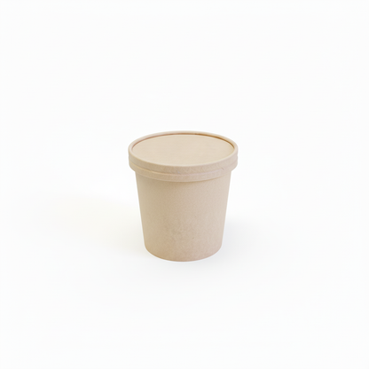 20 oz container with lid on top