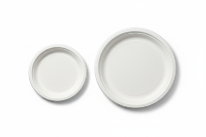 7" and 9" plates collection - white
