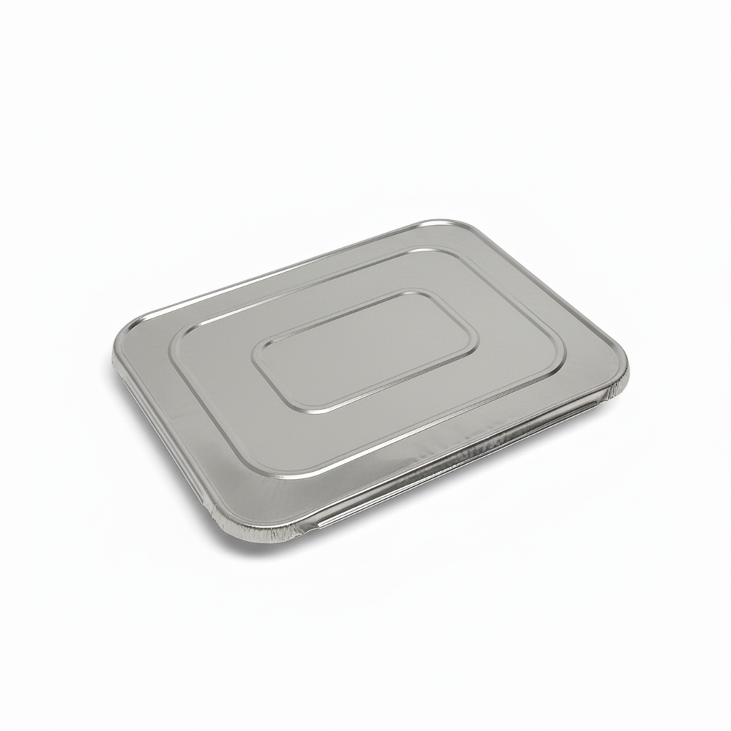Aluminum container lid only