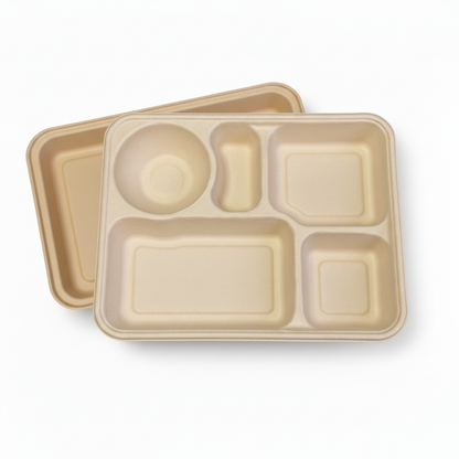 Bento tray with lid - matched colors