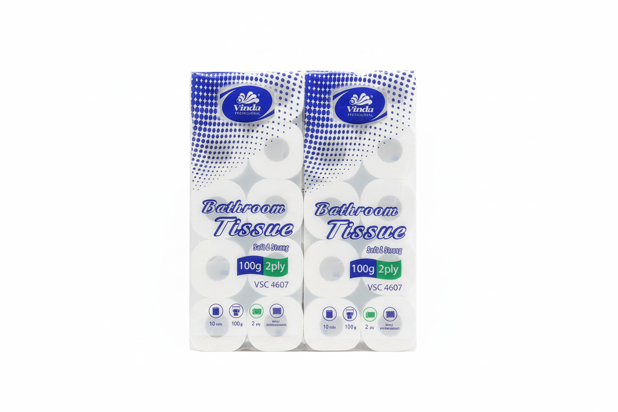 Brightened bathroom tissue with ECOSE background