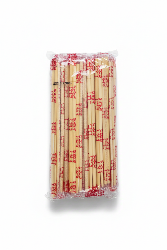 Chopsticks package on white background