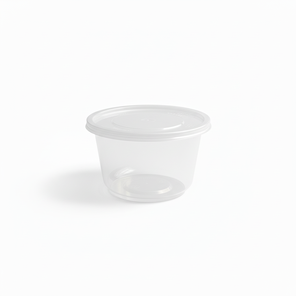Clear container with deeper bowl - same style