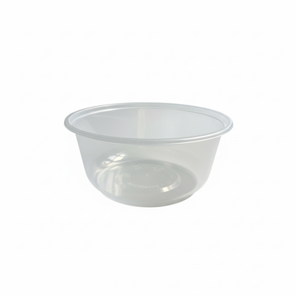 Clear container with pure white background