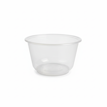 Clear container with pure white background