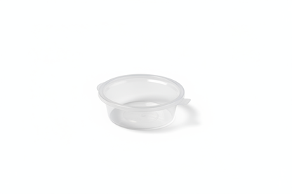 Clear Round Container - ECOSE Background