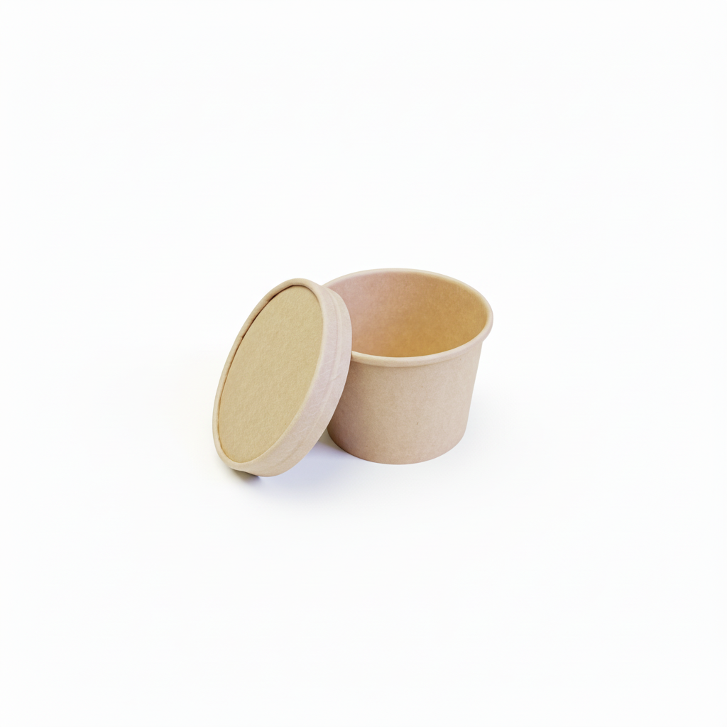 Container with lid beside - Matched filter