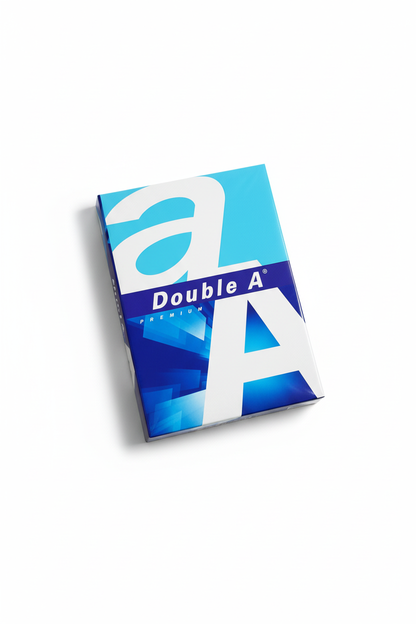 Double A Premium paper on pure white background