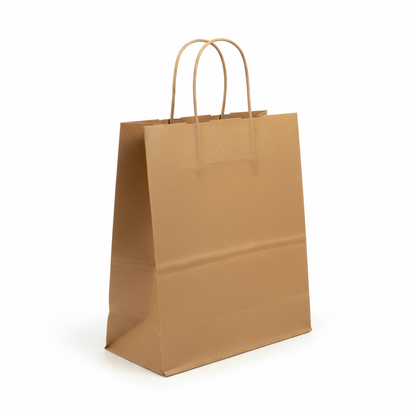 Kraft paper bag - angle view