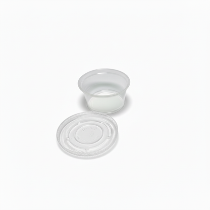 Larger sauce cup with lid
