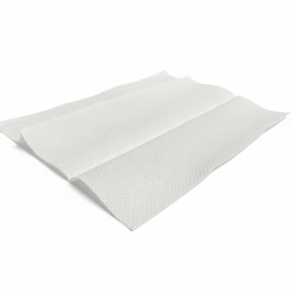 M-fold hand towel with texture