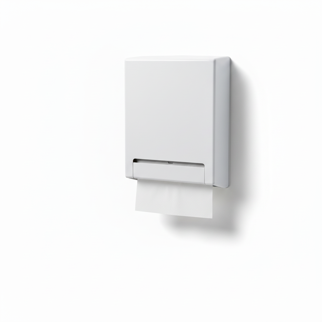 M-fold napkin minimal exposure with dispenser