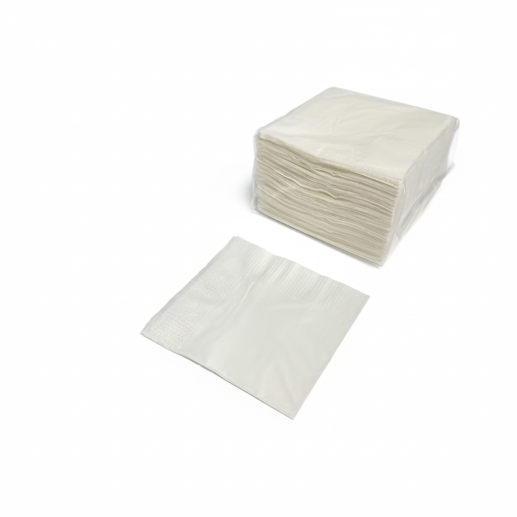 Napkin pack with pure white background