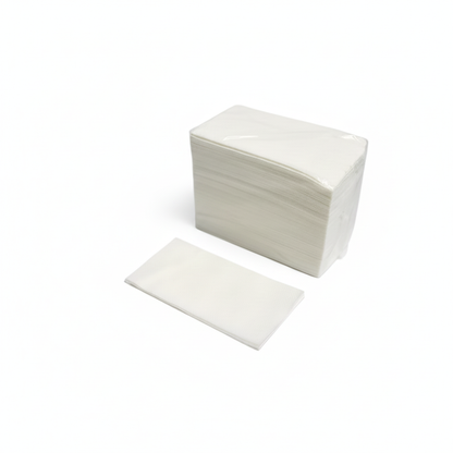Napkins with pure white background - no gray