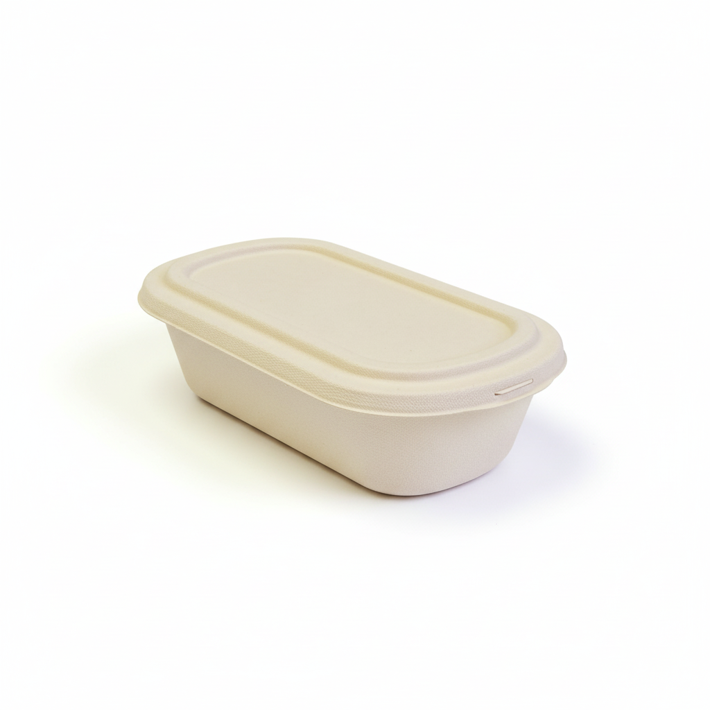 Oval container - with lid 2