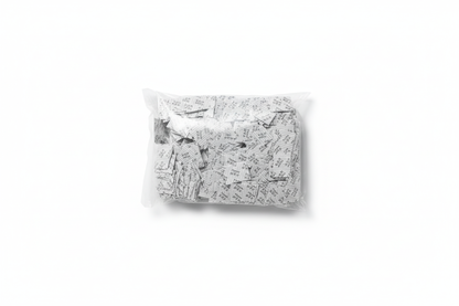 Package of pepper wax paper on white background