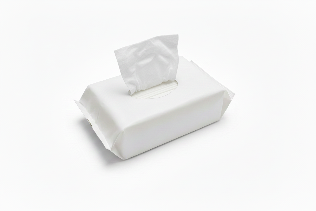 Product with oval hole and resealable sticker