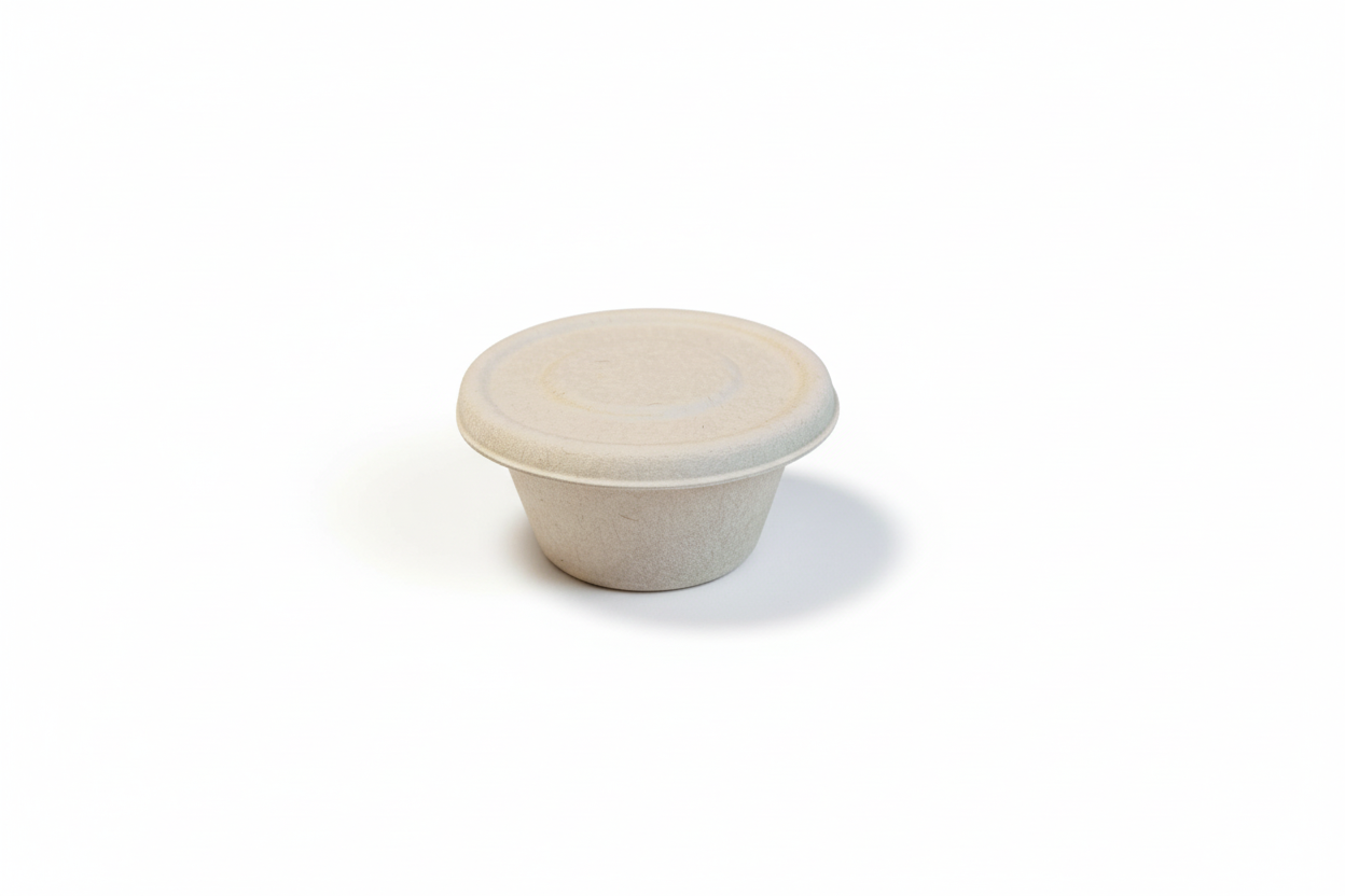 Round container with lid