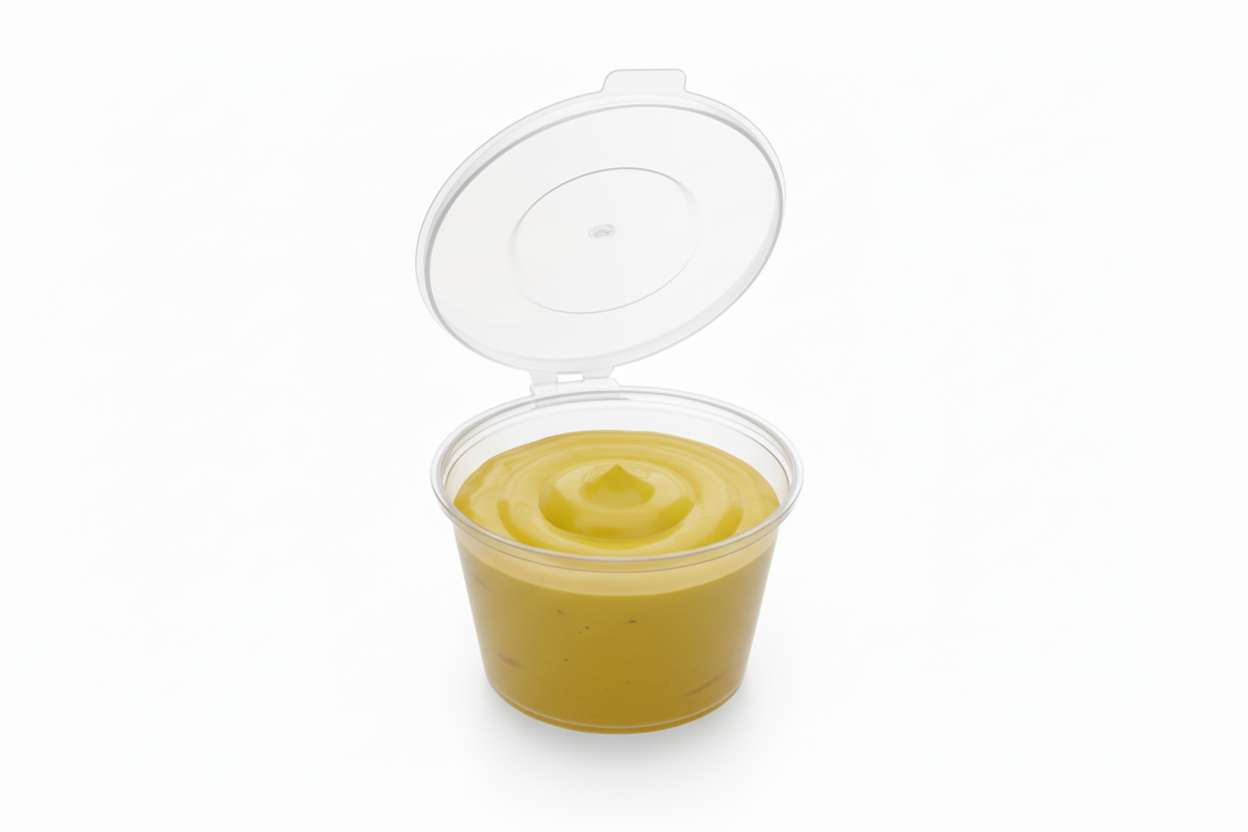Sauce Cup with Mustard