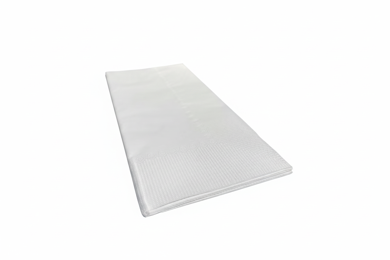 Single napkin with pure white background