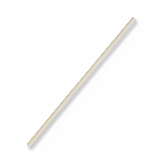 Single unwrapped straw
