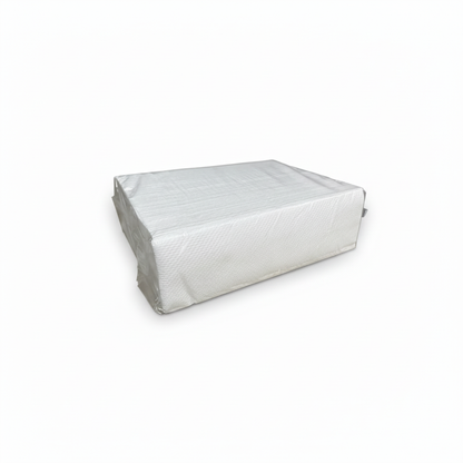 Straightened napkin package with ECOSE setting