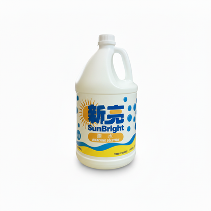 Subtly brightened SunBright bottle