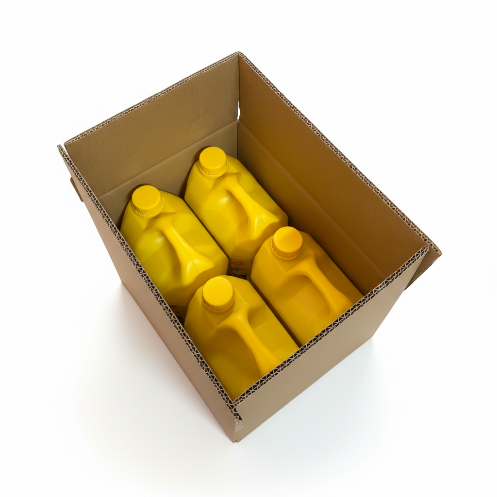 SunBright dishwashing liquid bottles in box with white background