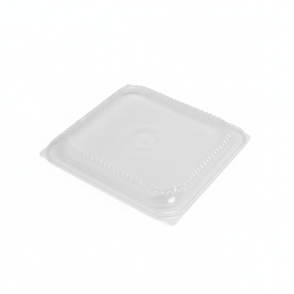 Transparent lid with all four tabs