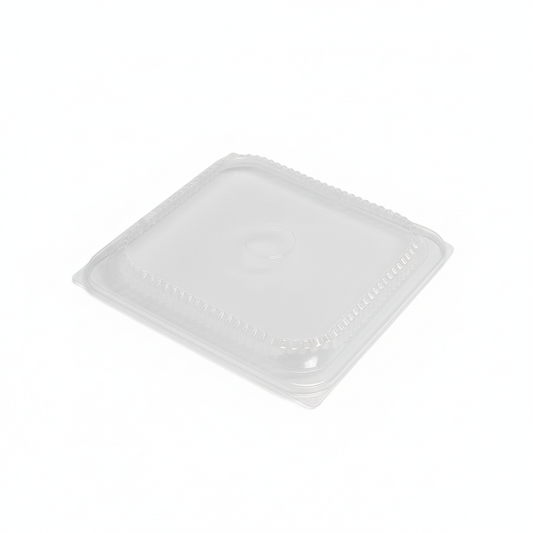 Transparent lid with all four tabs